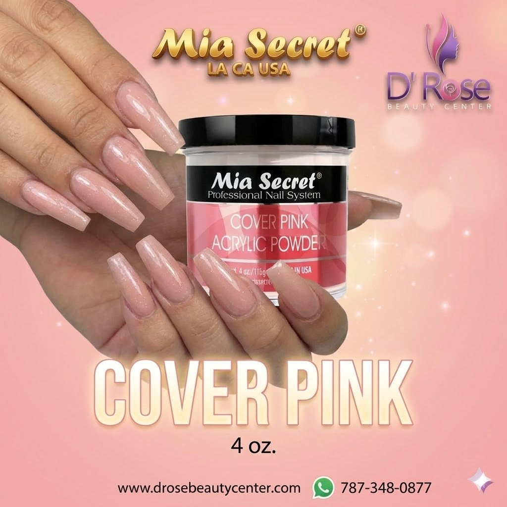 💖✨ Mia Secret® Cover Pink 4 oz – Acrílico Cover Profesional | PL440-CP ✨💖