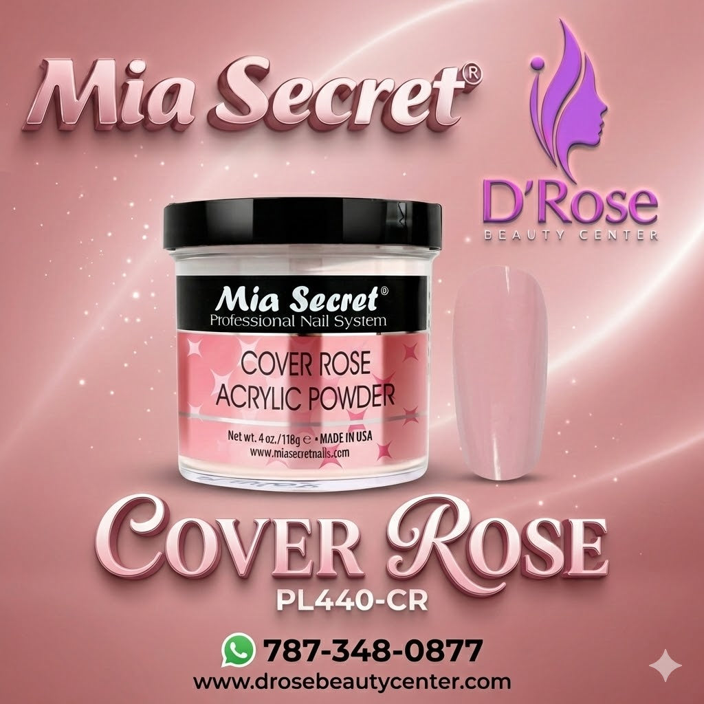 💖✨ Mia Secret® Cover ROSE – Acrílico Cover Profesional 4 oz | PL440-CR ✨💖