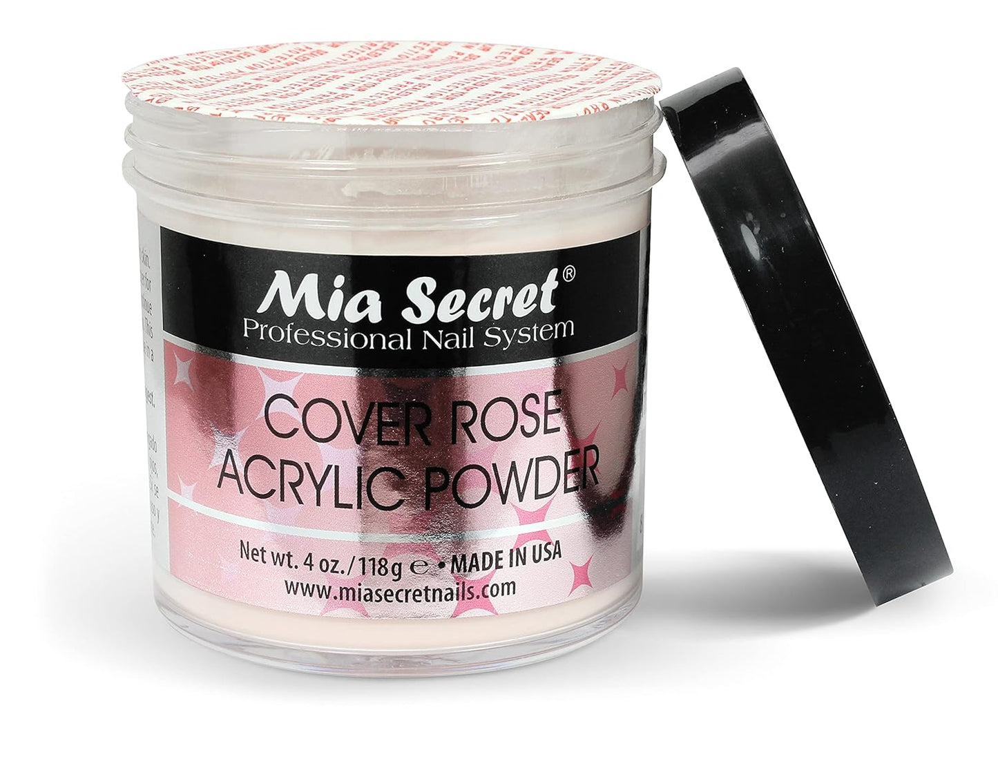 💖✨ Mia Secret® Cover ROSE – Acrílico Cover Profesional 4 oz | PL440-CR ✨💖