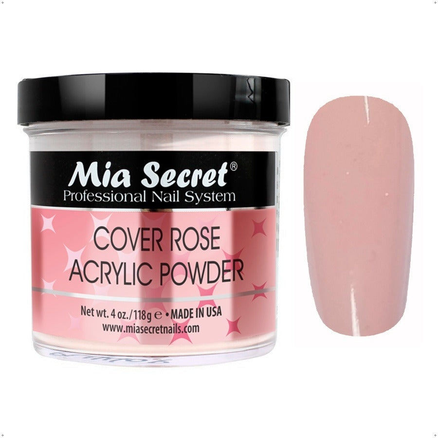 💖✨ Mia Secret® Cover ROSE – Acrílico Cover Profesional 4 oz | PL440-CR ✨💖