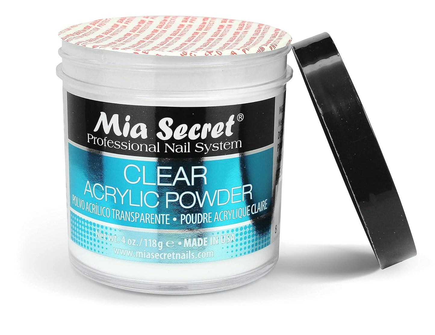 💎✨ Mia Secret® Clear Acrylic Powder 4 oz (118 g) – Acrílico Transparente Profesional PL440-C ✨💎
