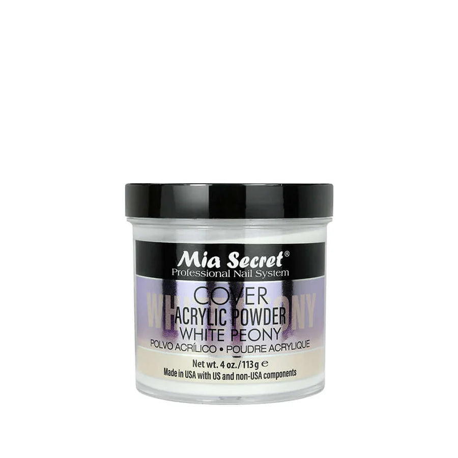 💖✨ Mia Secret® Cover WHITE PEONY 4 oz | Acrílico Cover Profesional PL440-NY ✨💖