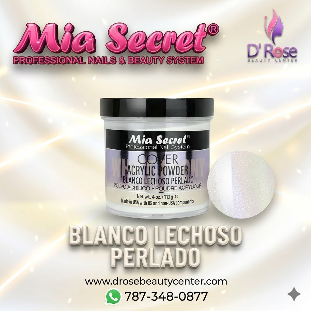 💖✨ Mia Secret® Cover WHITE PEONY 4 oz | Acrílico Cover Profesional PL440-NY ✨💖