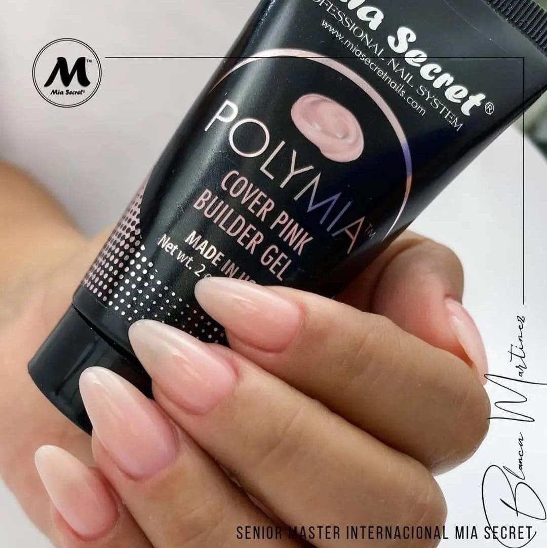 💅✨ Mia Secret® POLYMIA Cover Pink Builder Gel 2oz POLY-CP — Gel Constructor Profesional para Extensiones de Uñas ✨💅💅 (Copy)