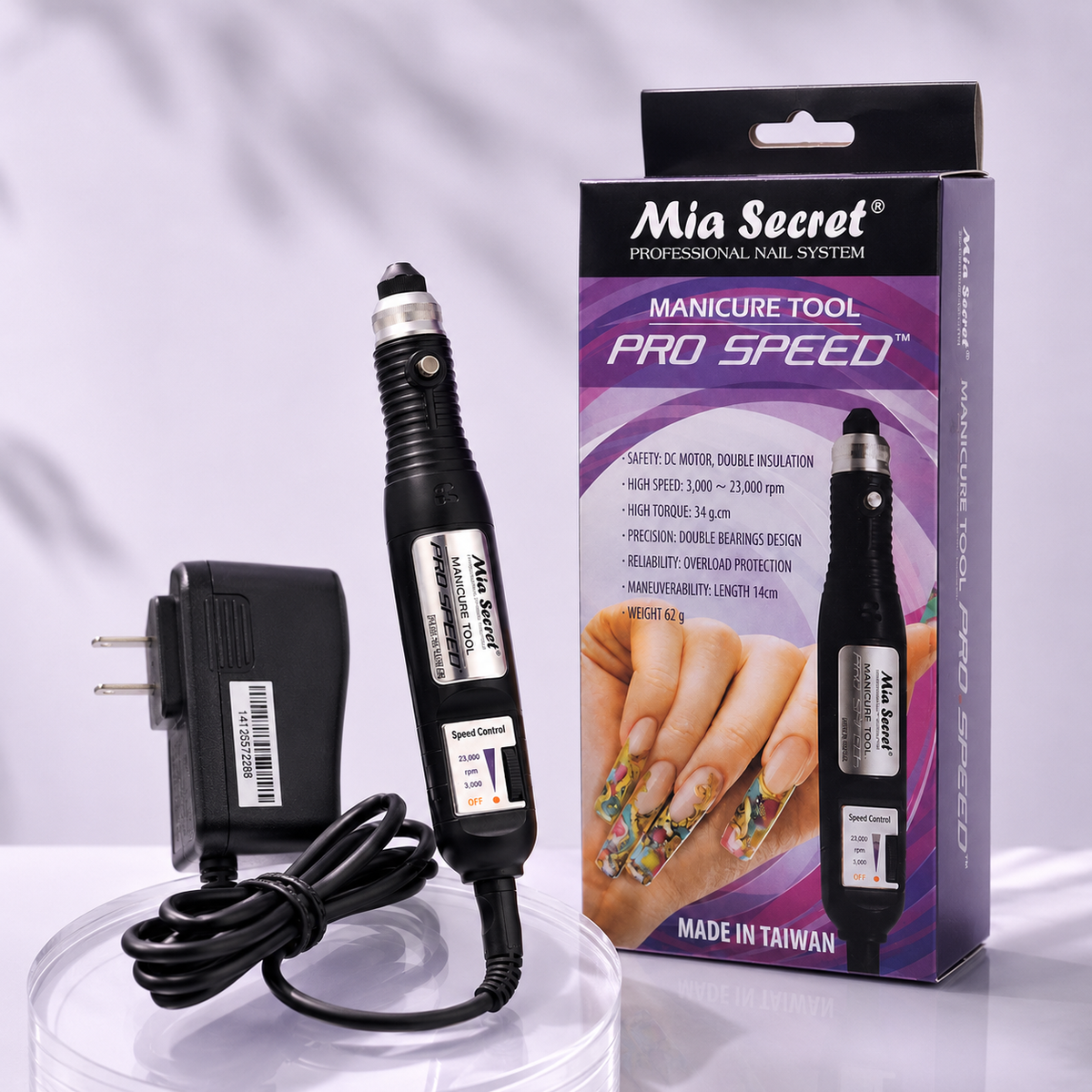 Mia Secret Pro Speed PRO-250 Manicure Tool 3,000–23,000 RPM