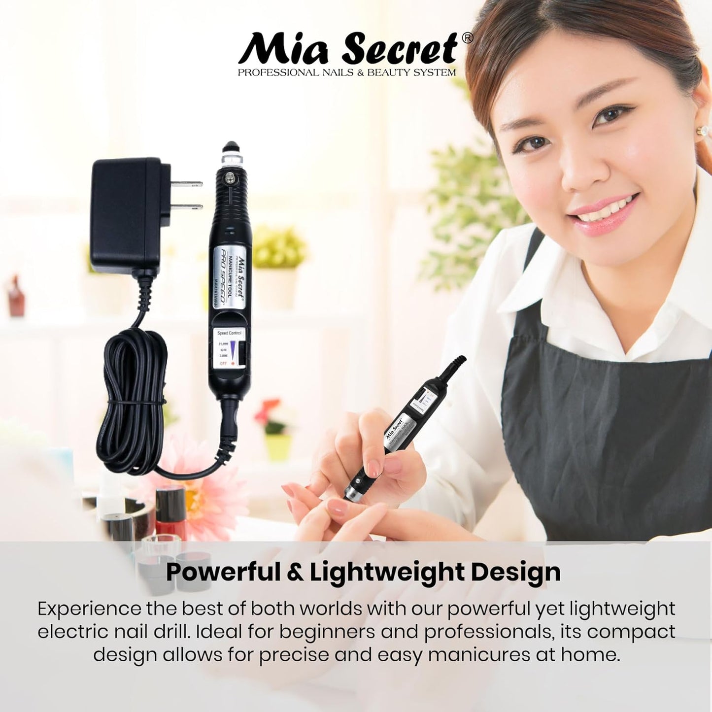 💅 MIA SECRET PRO SPEED DRILL PRO-250 – 23,000 RPM