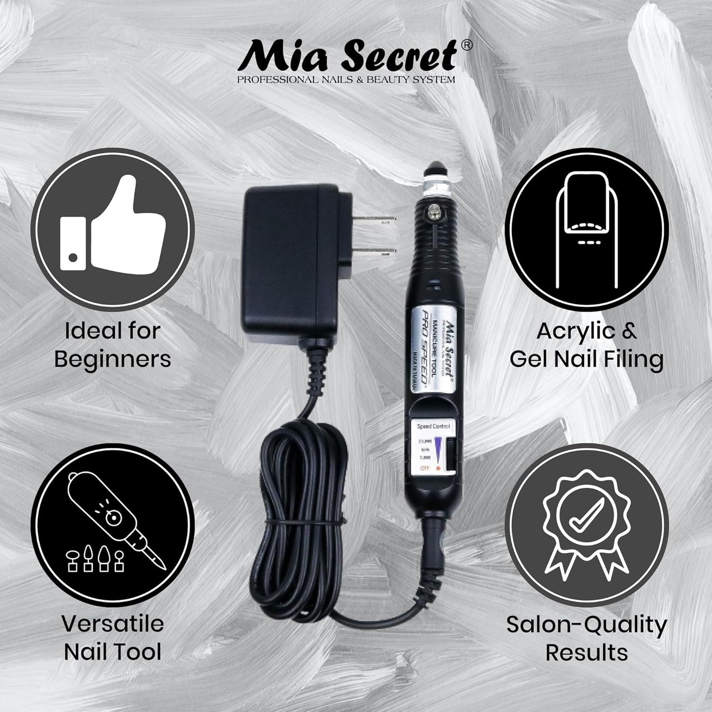 💅 MIA SECRET PRO SPEED DRILL PRO-250 – 23,000 RPM
