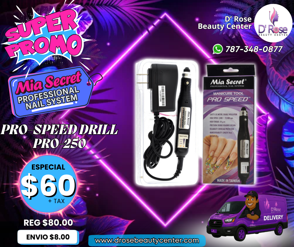 💅 MIA SECRET PRO SPEED DRILL PRO-250 – 23,000 RPM