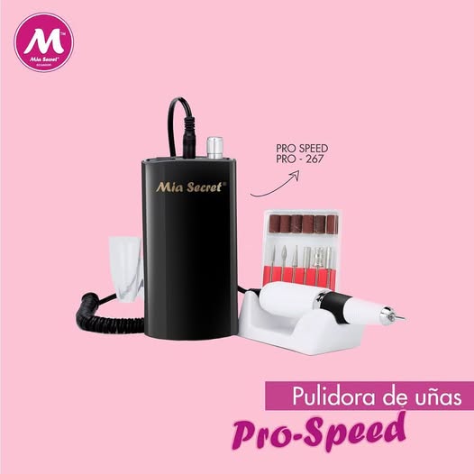 Mia Secret Pro-Speed Drill Recargable PRO-267 30,000 RPM | Pulidor Eléctrico Profesional