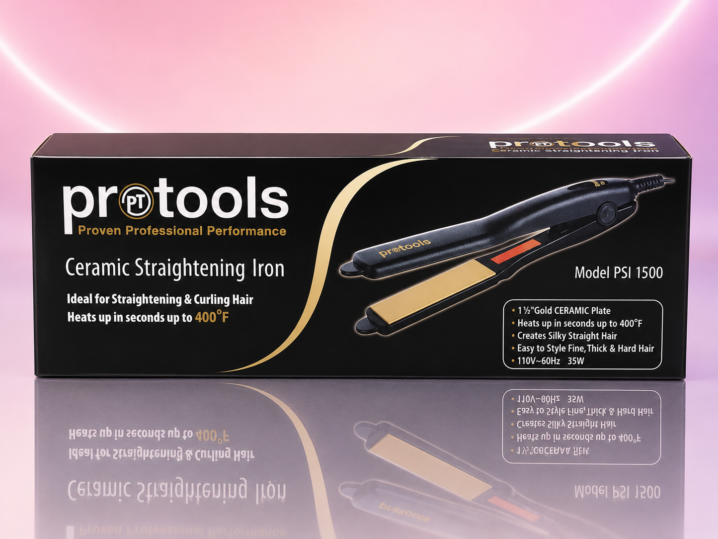 Protools Plancha de Cerámica Profesional PSI 1500 1½” 400°F