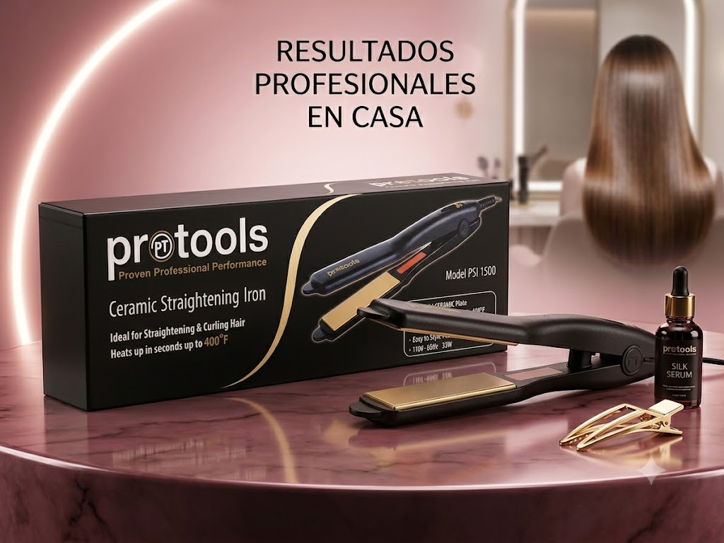 Protools Plancha de Cerámica Profesional PSI 1500 1½” 400°F
