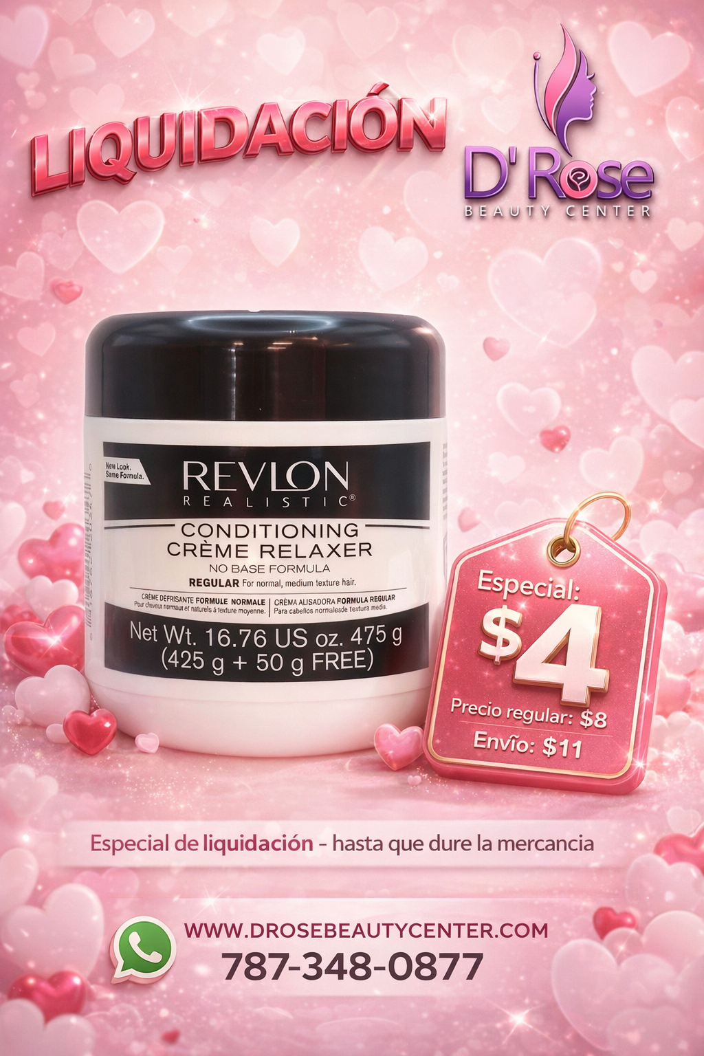 💙✨ Revlon Realistic Conditioning Crème Relaxer REGULAR 16.76 oz ✨💙