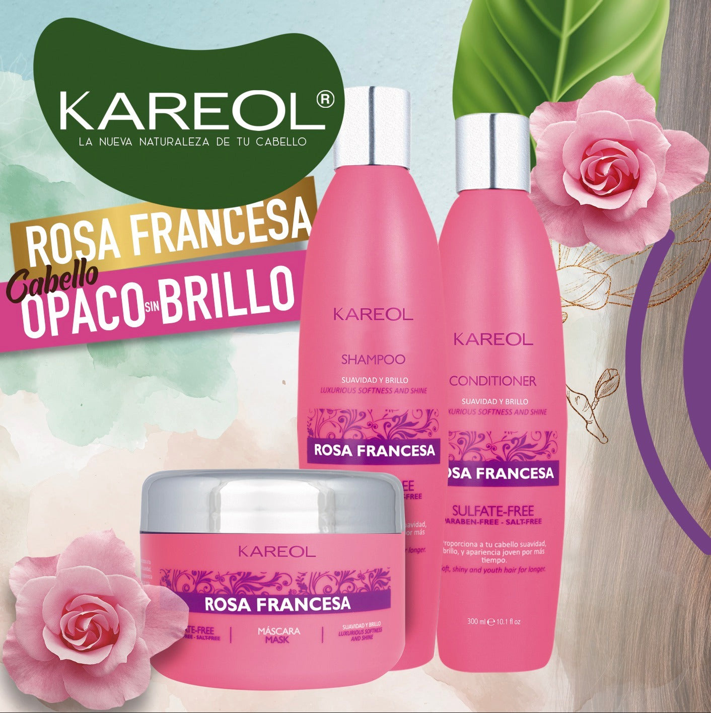 KAREOL ROSA FRANCESA MASCARILLA 10.58OZ 383030300