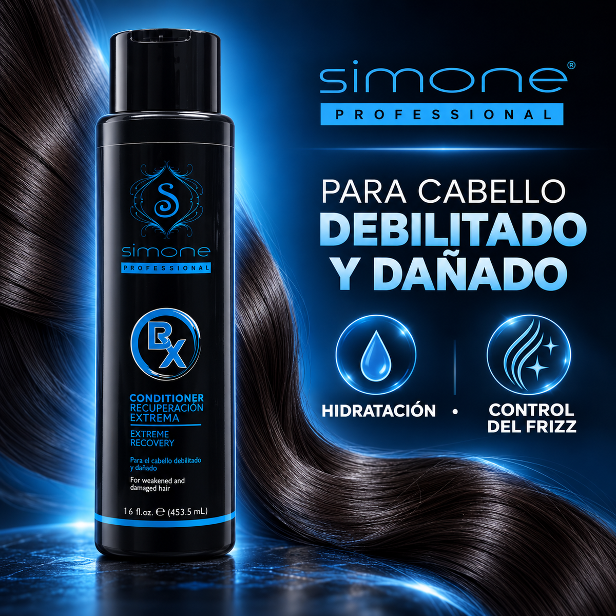 Simone Professional Botox Acondicionador Recuperación Extrema 16 oz – SBA16
