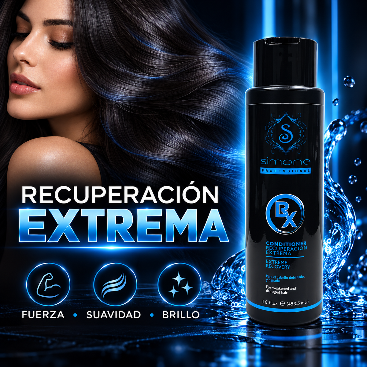 Simone Professional Botox Acondicionador Recuperación Extrema 16 oz – SBA16