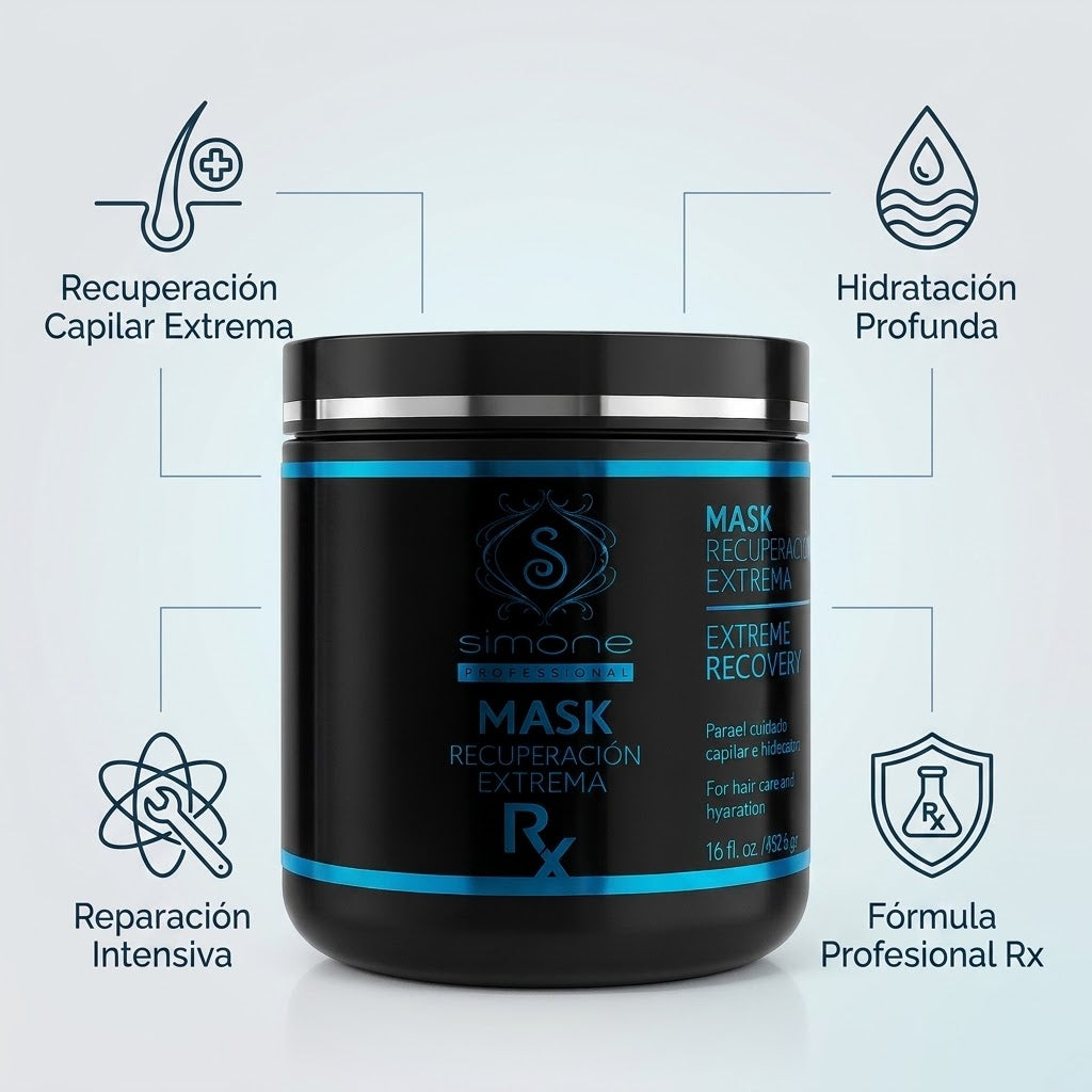 Mascarilla Botox Simone Professional Recuperación Extrema 16 oz