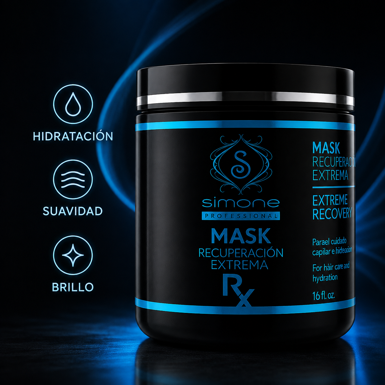 Mascarilla Botox Simone Professional Recuperación Extrema 16 oz