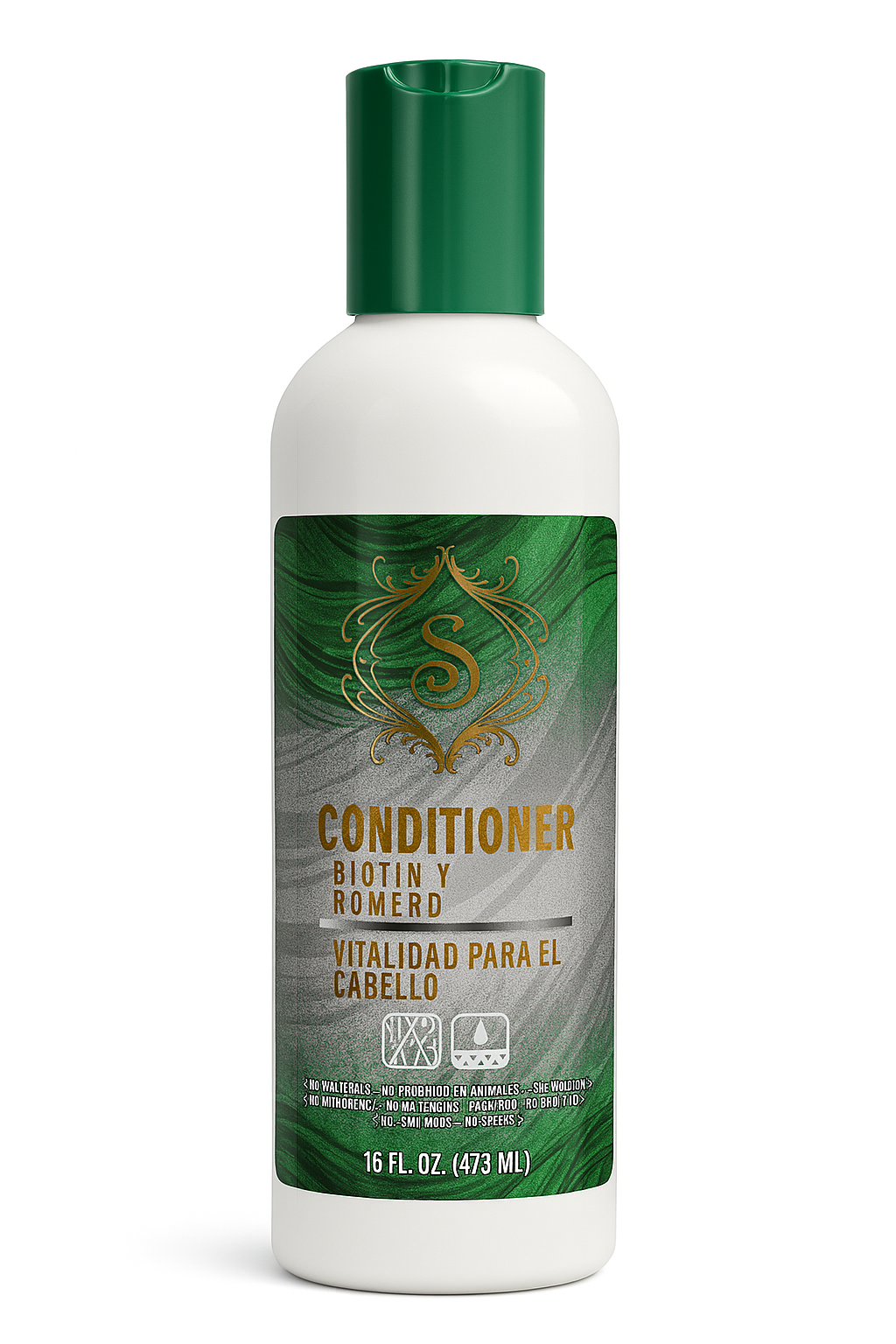 💚 ACONDICIONADOR SIMONE PROFESSIONAL BIOTINA Y ROMERO 16oz
