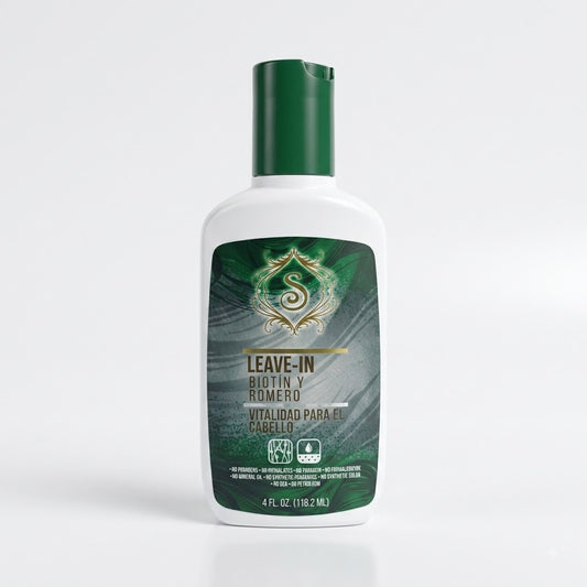 Simone Professional Leave-In Biotina y Romero 4 oz SBRLI4