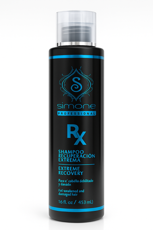 Simone Professional Botox Rx Shampoo Recuperación Extrema 16 oz – SBSH16