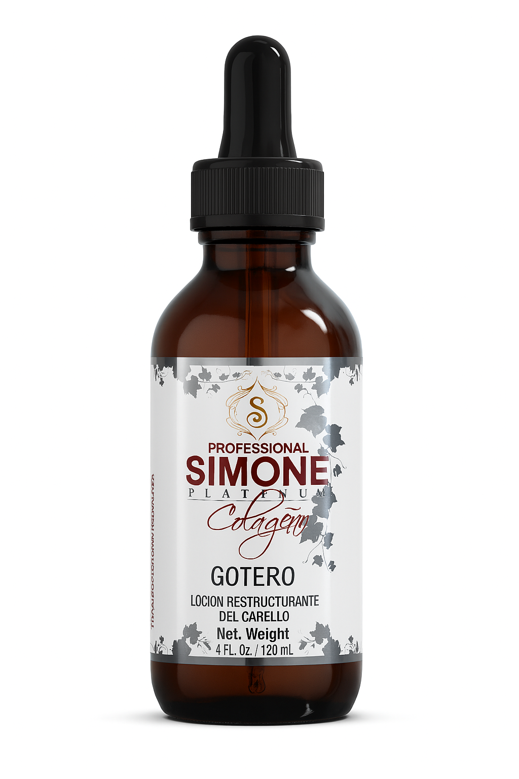 💜 SIMONE PROFESSIONAL COLÁGENO – GOTERO ANTI CAÍDA 4OZ