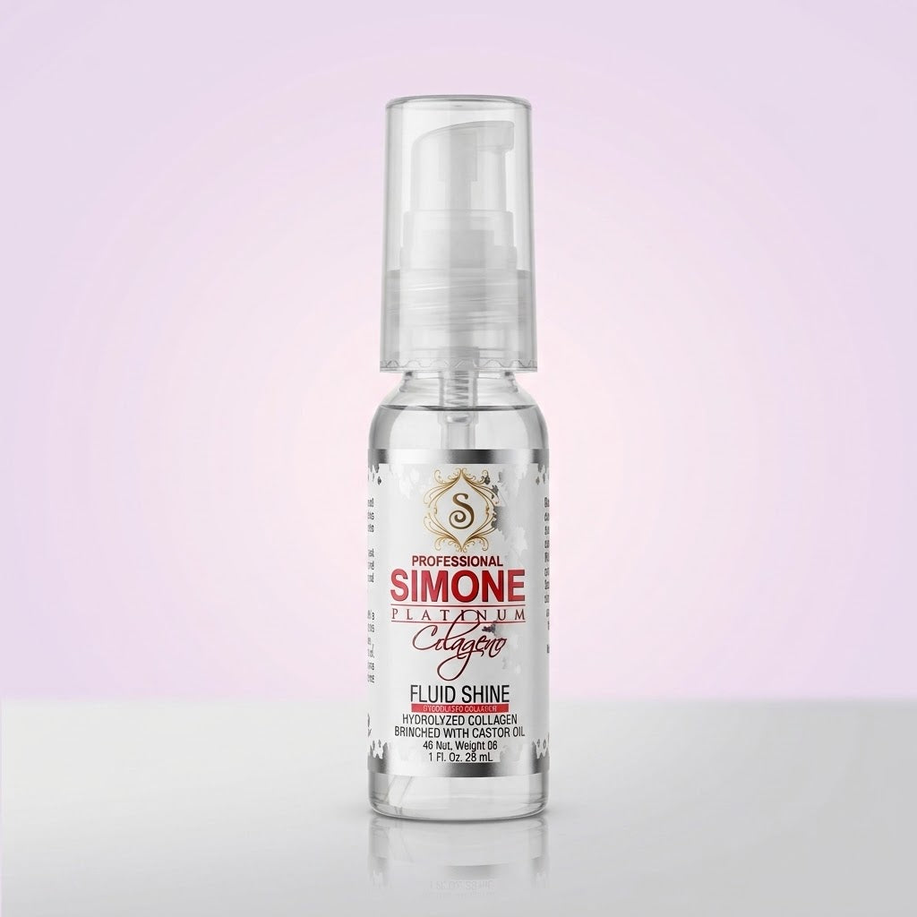 💎 Simone Professional Colágeno Gotas de Brillo Fluid Shine SCGB1 1 oz