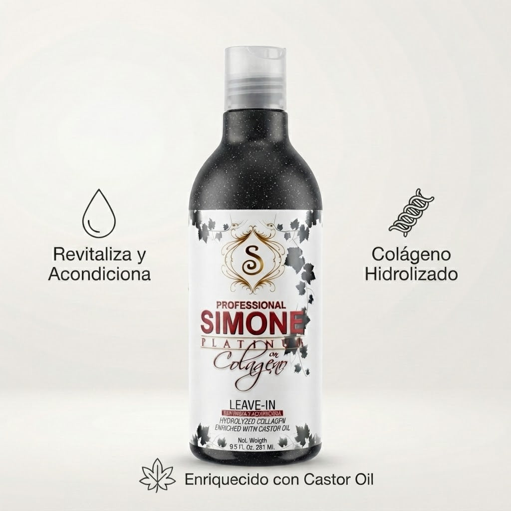 Simone Professional Platinum Collagen Leave-In 9.5 fl oz SCLI95