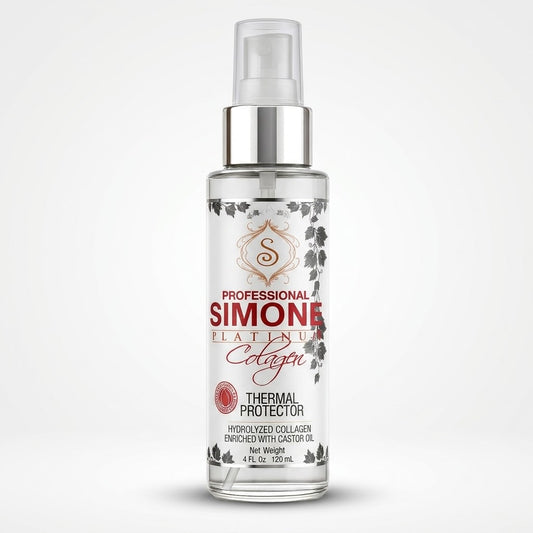 Simone Professional Platinum Collagen Laceador Protector Térmico 4 oz SCLT4