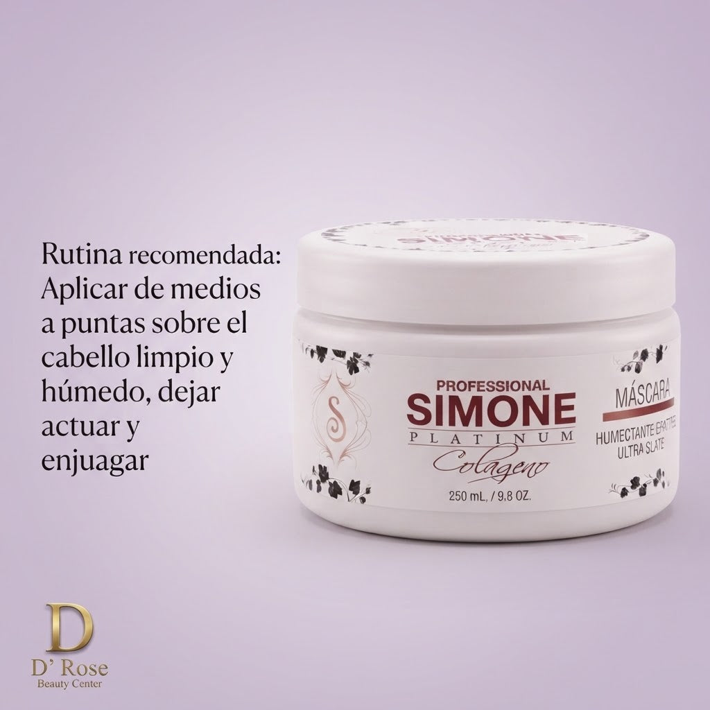 Simone Professional Platinum Colágeno Mascarilla 9.8 oz SCM10