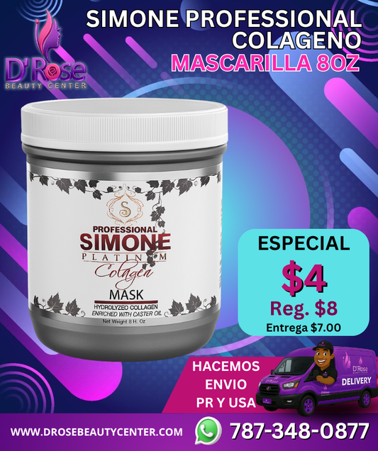 🖤 SIMONE PROFESSIONAL COLÁGENO – MASCARILLA 8OZ