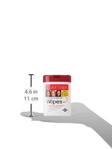 Color Oops Hair Color Remover Wipes Toallitas Eliminadoras de Color Capilar 10 Wipes
