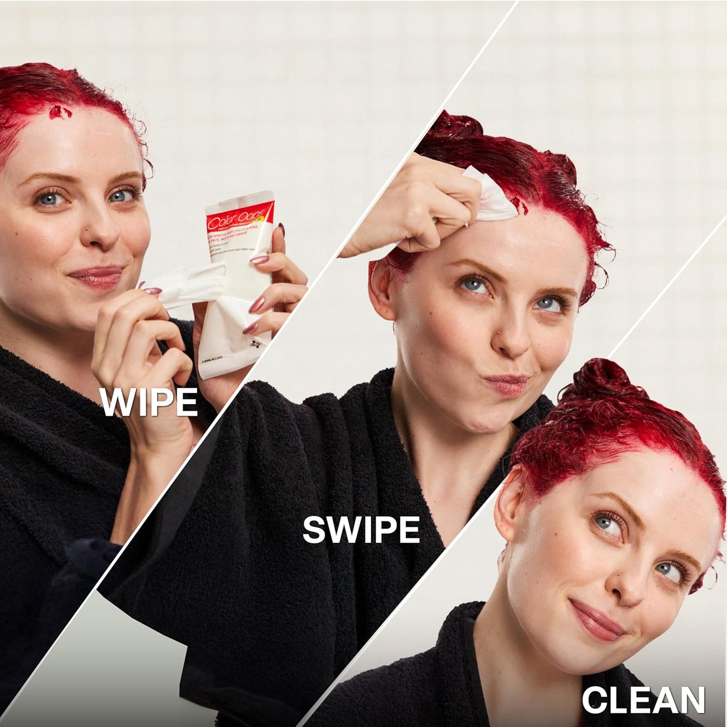 Color Oops Hair Color Remover Wipes Toallitas Eliminadoras de Color Capilar 10 Wipes