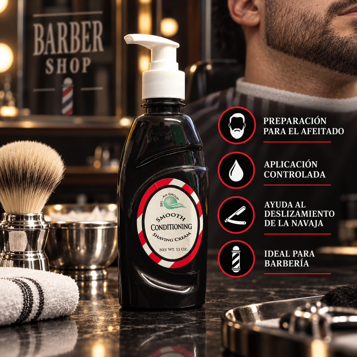 Smooth Conditioning Shaving Cream 11 oz SCSC11