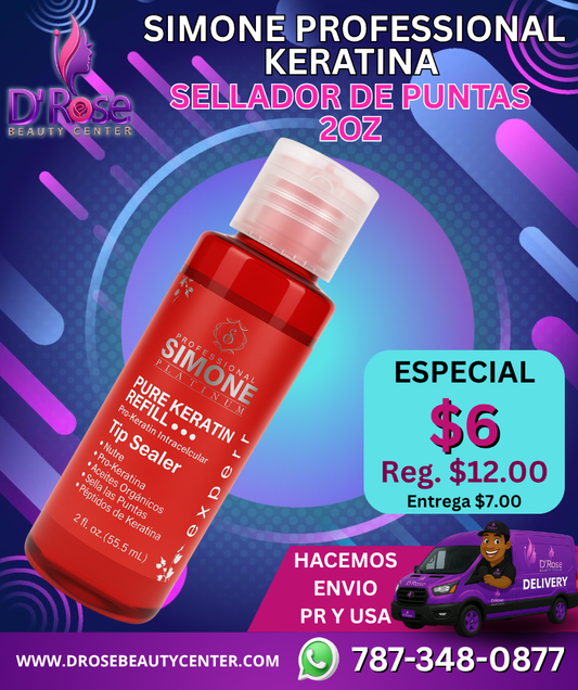 ✨ SIMONE PROFESSIONAL KERATINA – SELLADOR DE PUNTAS 2oz