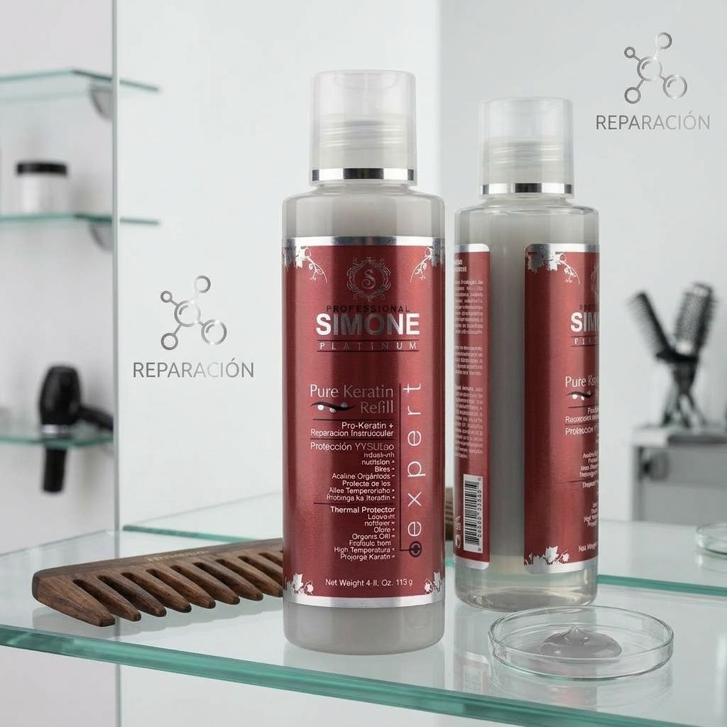 Simone Professional Keratina Leave-In 4oz – Protector Térmico SKLI4
