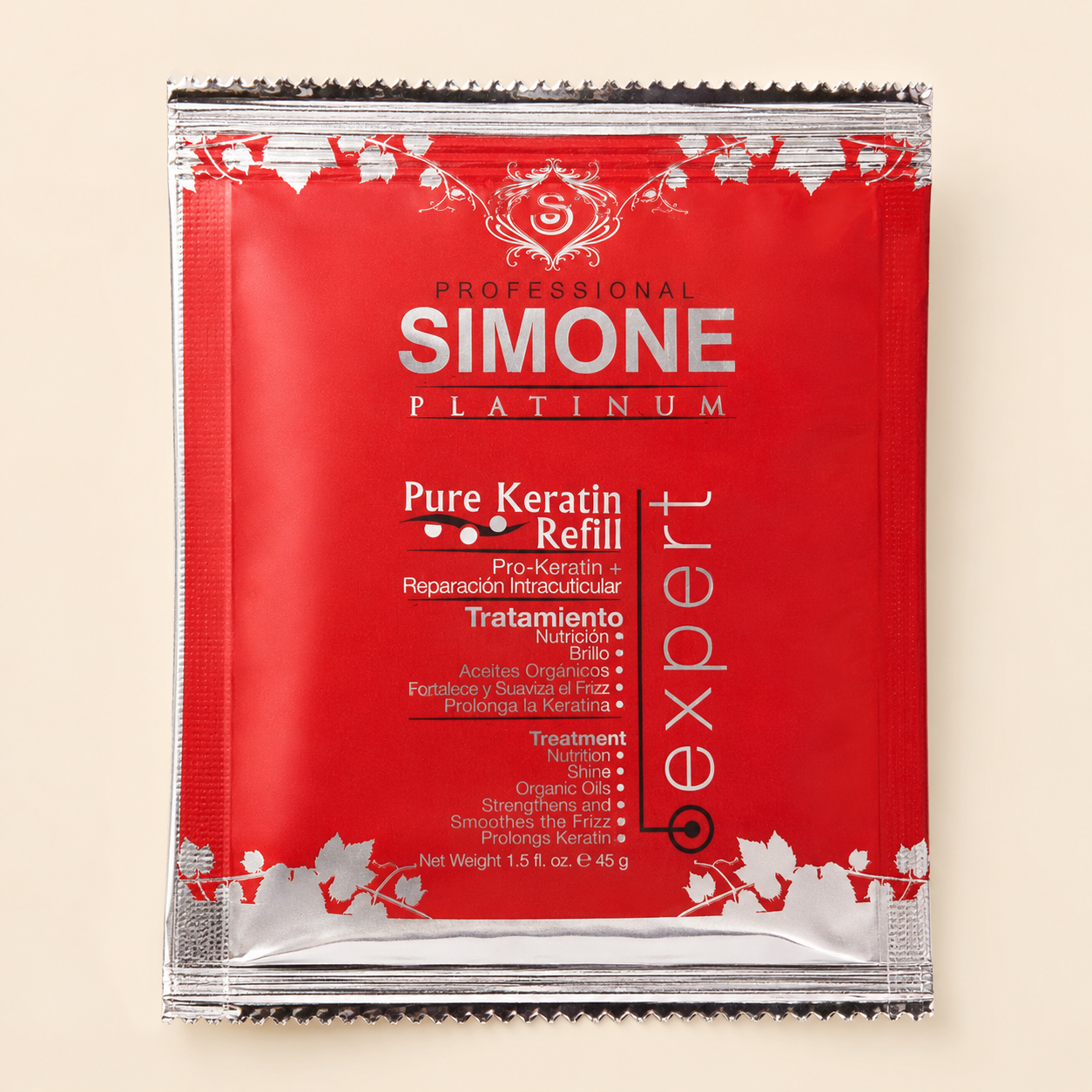 Mascarilla de Keratina Simone Professional Platinum SKM1 1.5 oz