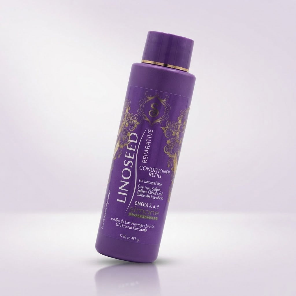 Simone Professional Linoseed Reparative Acondicionador Reparador 17 oz SLA16