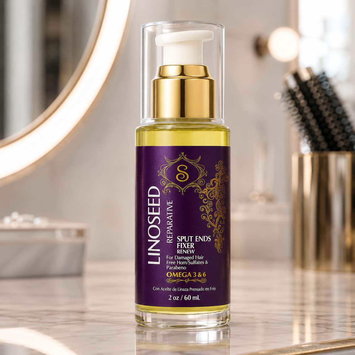 Simone Professional Linoseed Sellador de Puntas 2 oz | SLGB2
