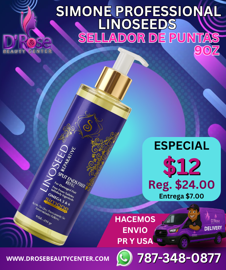 💜 SIMONE PROFESSIONAL LINOSEEDS – SELLADOR DE PUNTAS 9oz
