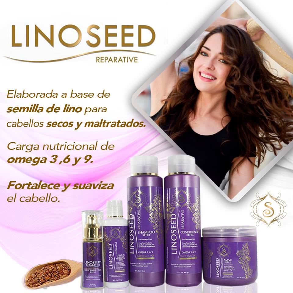 💜 SIMONE PROFESSIONAL LINOSEEDS – MASCARILLA 1.5oz