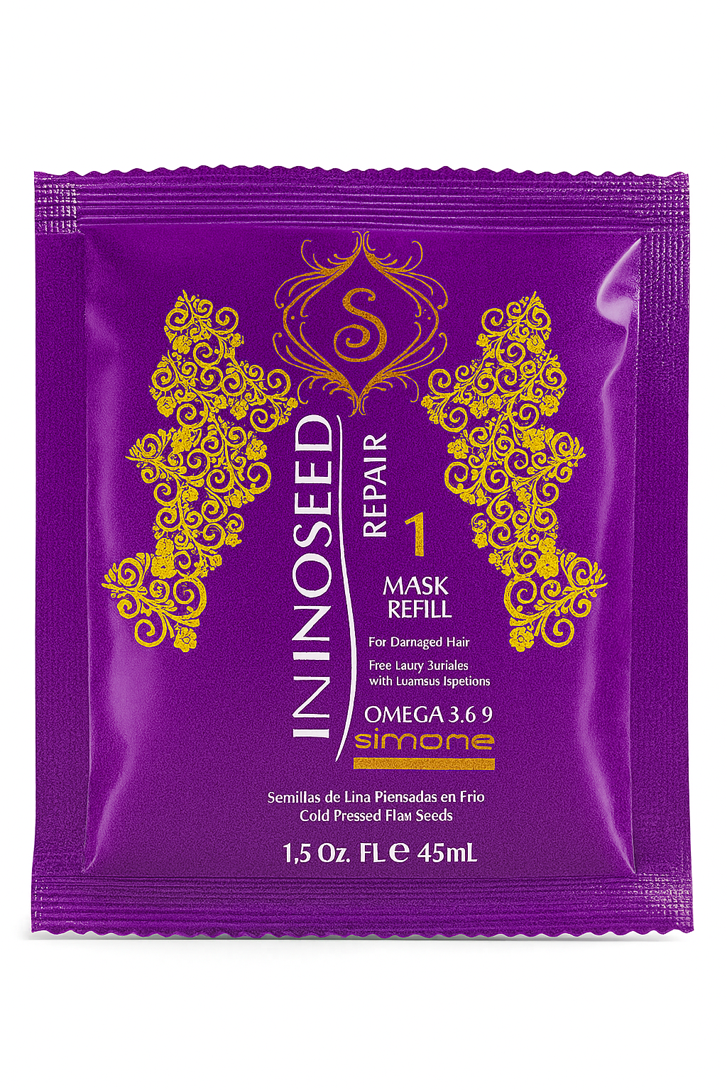 💜 SIMONE PROFESSIONAL LINOSEEDS – MASCARILLA 1.5oz