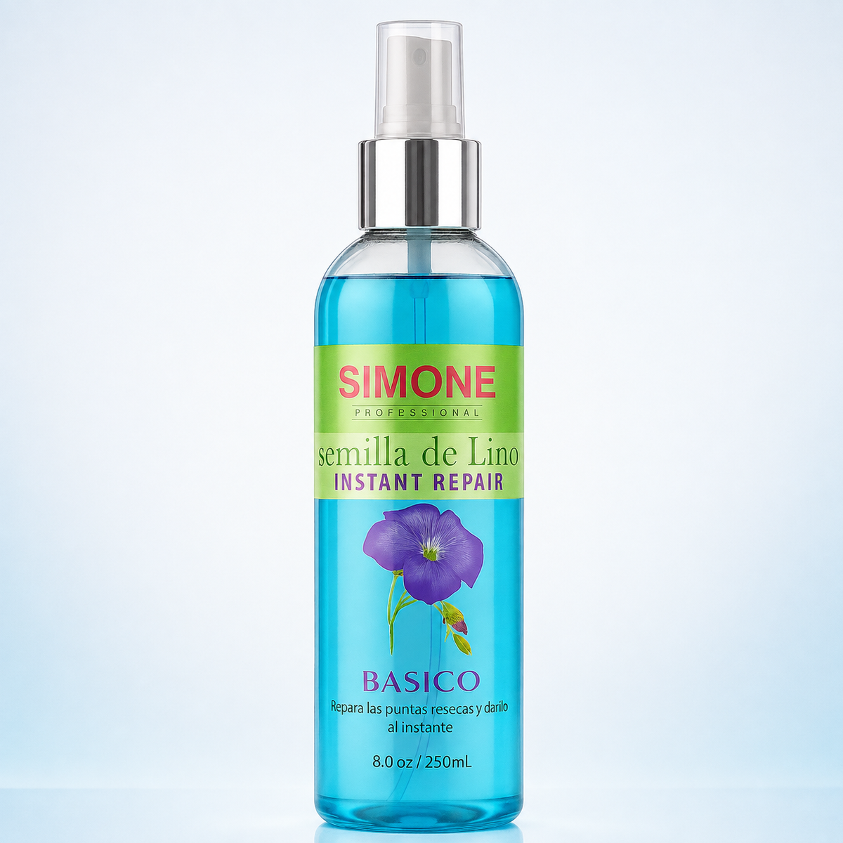 Simone Professional Linoseeds Spray Bifásico Instant Repair 8 oz
