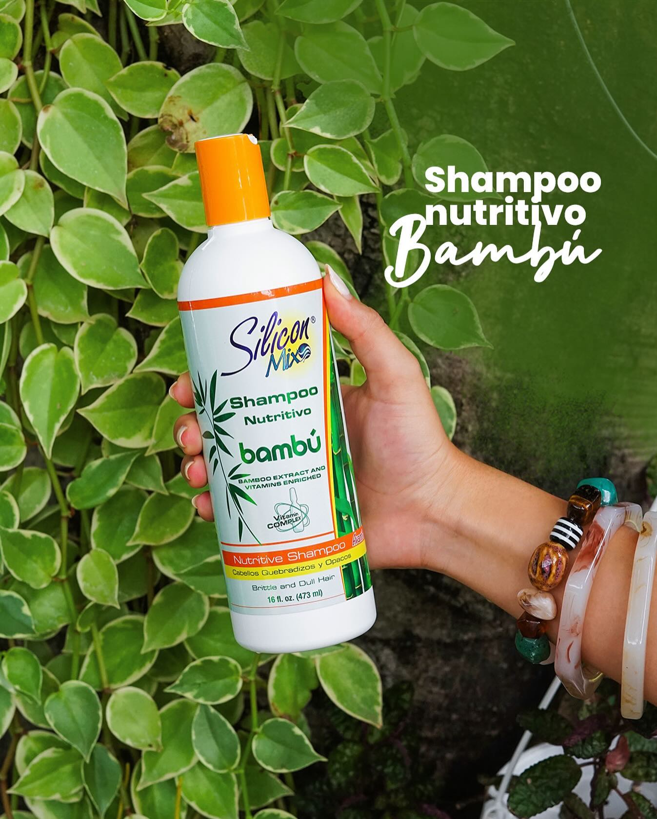 🌿✨ Silicone Mix Bambú Shampoo Nutritivo 8oz | Nutrición, Fuerza y Brillo Natural ✨🌿