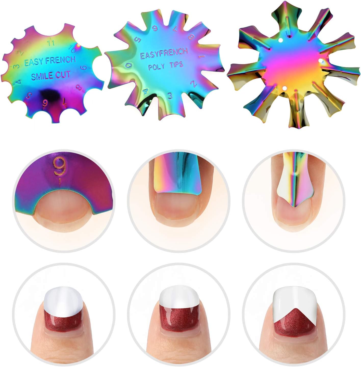 Spiral Molde Easy French Poly Tips SMF1