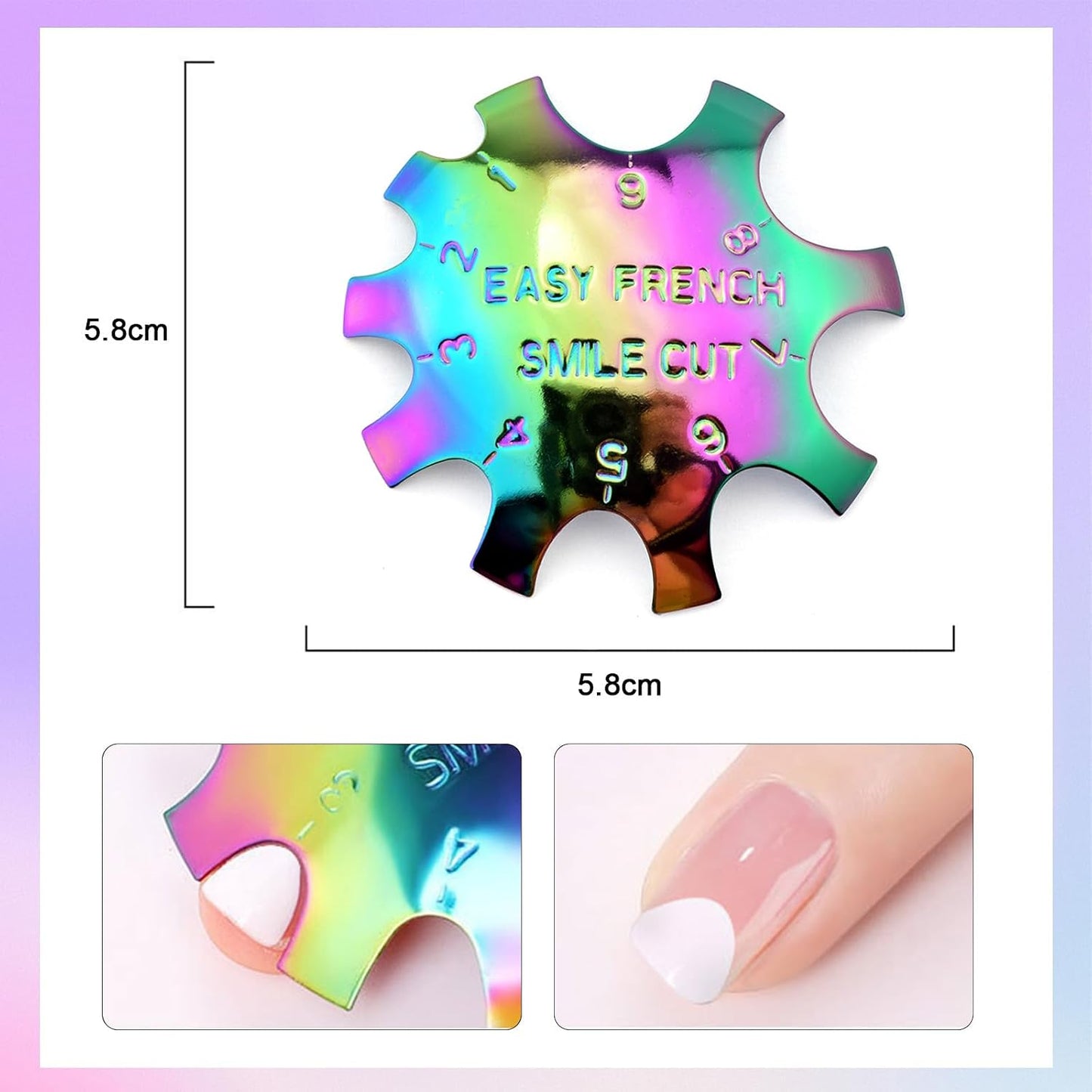 Spiral Molde Easy French Smile Cut SMF2