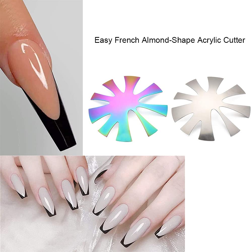 Spiral Molde Easy French V-Shape Acrylic Cutter #H SMF3