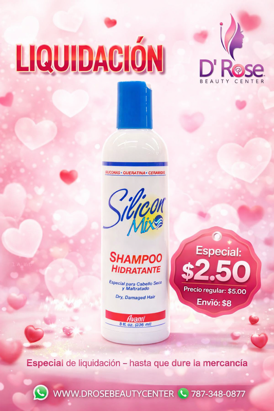 💧✨ Silicone Mix® Shampoo Hidratante 8 oz – Hidratación Profunda, Fuerza y Brillo ✨💧