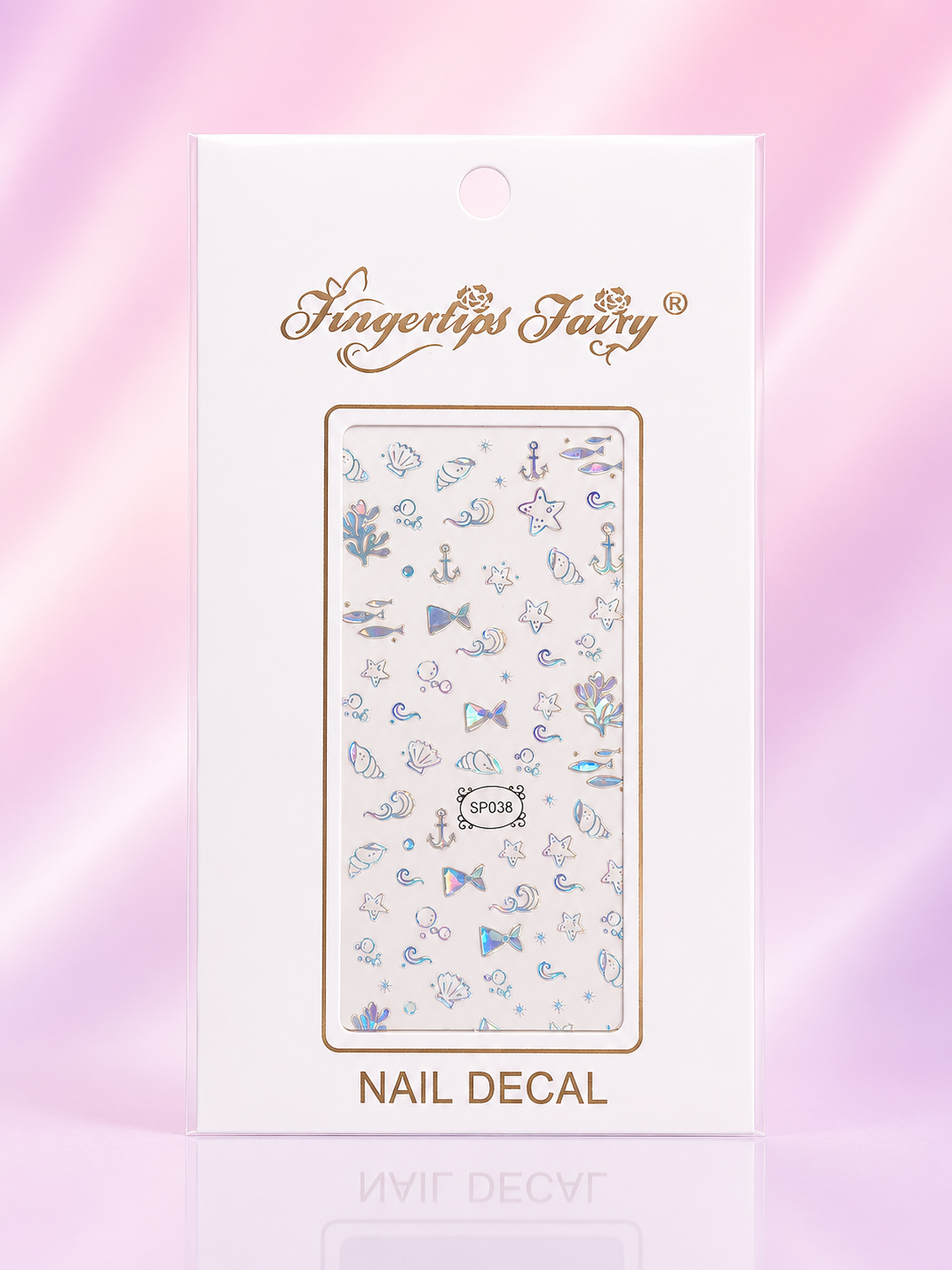 Fingertips Fairy Nail Decal Art SP038 – Stickers Decorativos para Uñas Estilo Marino