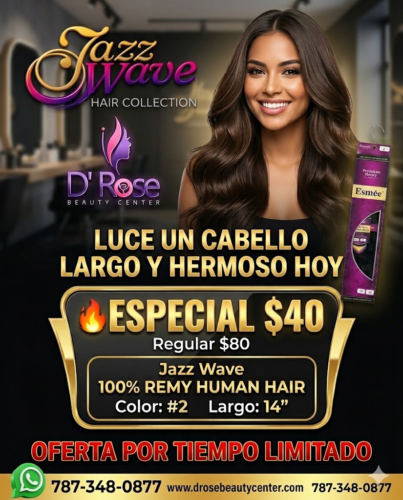 ✨ Extensiones Esmée Spanish Wave 14” Color #2 – 100% Remy Human Hair ✨