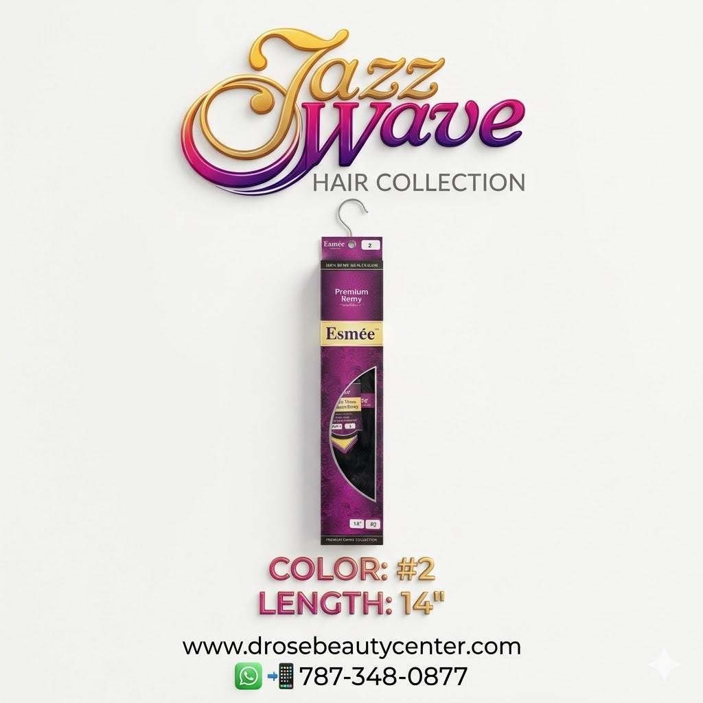 ✨ Extensiones Esmée Spanish Wave 14” Color #2 – 100% Remy Human Hair ✨